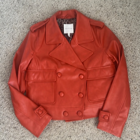 Like new Avec Les Filles faux leather jacket - Picture 2 of 4